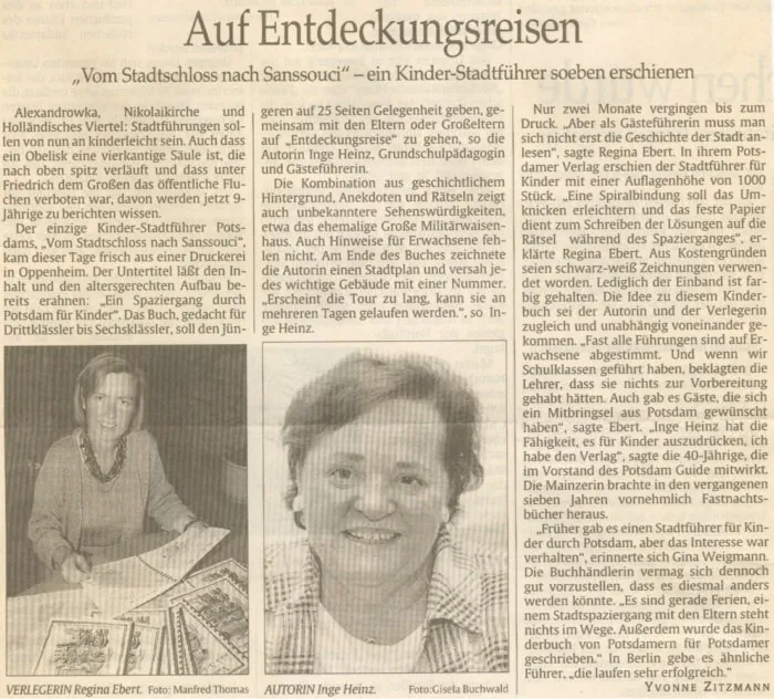 Kinder-Stadtführer Regina Ebert