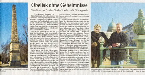 Obelisk ohne Geheimnisse