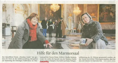 Marmorsaal Neues Palais Regina Ebert