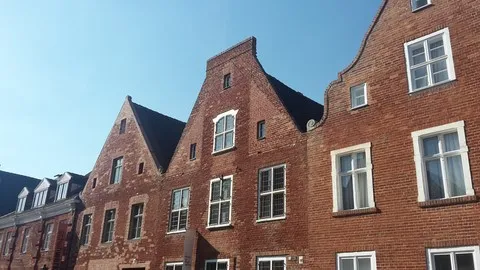 Traufenhäuser im Holländischen Viertel