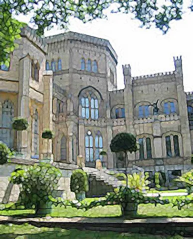 Babelsberger Schloss gemalt