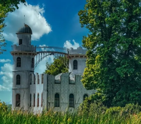 Blick zur Pfaueninsel
