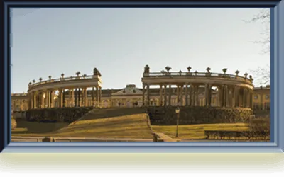Potsdam Schloss Sanssouci Rückseite